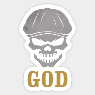 Newsboy Skull God Sticker